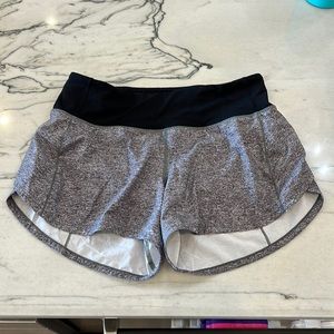 Size 6 Lululemon running shorts